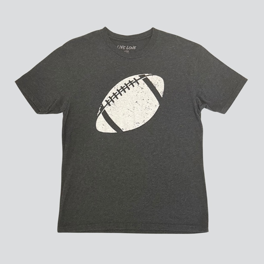 Live Love Football Graphic Tee – Size Large